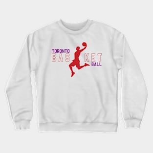 Toronto Basketball Slam Dunks Crewneck Sweatshirt